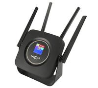 Generic Routeur Wi -FI 4G, Antenne 4G LTE Wireless Router 300 Mbps avec Emplacement pour Carte SIM pour Le Bureau (Prise UE)