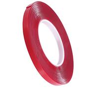 Generic Ruban Adhésif Double Face, Forte Adhérence, Film Rouge Imperméable, Transparent, Affichage des Ongles, Lentille, Outil de Manucure pour Batterie de Téléphone, 10 M