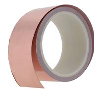 Generic Ruban Adhésif en Feuille de Cuivre, 50 Mm X 10 M, Ruban de Blindage EMI Conducteur Unique avec Résistance Antistatique sans Oxydation, Idéal pour Guitare, Transformateur, Téléphone,