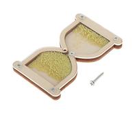 Generic Sablier En Bois Montessori, Matériel de Planche Occupé, Compétences de Base, Activités D'apprentissage, Enseignement Précoce pour Enfants D'âge Présco, JAUNE