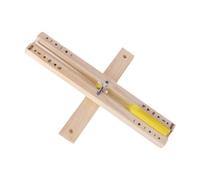 Generic Sablier Minuterie Sauna Horloge Rotative Sable Support Bois Verre Outil Gestion Du Temps Résistant à la Chaleur Convenant à la Salle de Bain Spa, Jaune