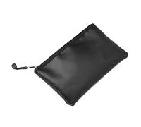 Generic Sac à Documents étanche et Résistant au Feu pour un Usage Domestique, Protège les Objets Importants du Feu et des Dégâts D'eau, Tissu en Fibre de Verre de Silicone Liquide, Noir, 1 X Sac à
