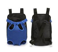 Generic Sac à Dos de Transport pour Animaux de Compagnie, Jambes Réglables, Conception en, Mains Libres, Sac à Dos Avant pour Chiens et Chats, Matériau en Nylon (S)