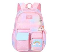 Generic Sac à dos isotherme anti-fuite mignon pour filles en première année sac à dos pour filles à l'école primaire mignon grand sac à dos, rose, taille unique