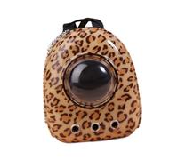 Generic Sac à dos pour chat miniature à l'échelle 1/12, accessoire coloré pour univers féerique, Petit Imprimé Léopard