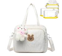 Generic Sac à langer - Grand panier de rangement pour chambre d'enfant - Sac fourre-tout multi-poches - Sac à langer portable pour fille, chambre d'enfant, indispensable, LKIOMSSY51ROFUPN2DN