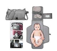 Generic Sac à langer portable imperméable et lavable (gris clair)