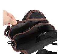 Generic Sac à Outils Multifonctionnel pour électricien, Pochette de Taille Noire Durable pour Professionnels, Matériau EVA 600D 21x24cm