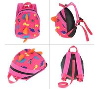 Generic Sac Anti-perte Durable pour Tout-petits avec un Joli Motif de Dinosaure pour la sécurité des Bébés et une Utilisation Scolaire dans les Supermarchés (PINK)