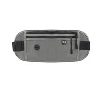 Generic Sac Banane Étanche Ceinture Ajustable Pochette Oxford Multi-Compartiments Grande Capacité Fermeture Zippée Confortable Adapté pour Running Acti, Gris Clair