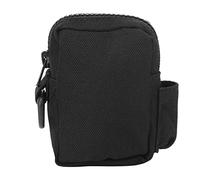 Generic Sac Banane Tactique Multifonction Nylon imperméable pour Running Camping randonnée léger résistant Noir 12x6x3cm