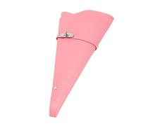 Generic Sac de Bouquet de Fleurs en Cuir PU Rose, Design élégant en Forme de Cône pour un Rangement Facile des Fleurs, Parfait pour la Décoration Intérieure et les événements, 45 X 20 Cm