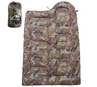 Generic Sac de couchage camouflage pour adulte, 4 saisons, imperméable, portable, sac de compression, unisexe, camouflage, 220 x 70 cm