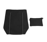 Generic Sac de Plage en Néoprène, Sac Féminin avec Une Perforation de Style Universel, Confortable et Pratique, Portable et Durable, Durable et Confortable pour Les Voyages de Bureau (Black)