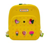 Generic Sac de Plage Panier D'Été pour Femmes Sac à Main Organisateur de en Matériau EVA Imperméable et Léger Adapté pour Les Vacances et Le Camping, Jaune