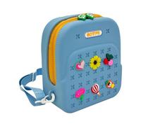 Generic Sac de Plage Panier D'Été pour Femmes Sac à Main Organisateur de en Matériau EVA Imperméable et Léger Adapté pour Les Vacances et Le Camping, Bleu