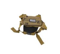Generic - Sac de Poitrine de Voyage pour Hommes et Femmes, Sac de Gilet de Course Avant Léger, de Poitrine de Sport de Plein Air en Tissu Oxford pour Voyager (Brown)