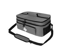 Generic Sac de Premiers Soins Organisateur de Médicaments Sac de Rangement Vide Mallette Médicale avec Séparateurs Mobiles et Grande Capacité Adapté pour, Gris