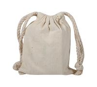 Generic Sac de Rangement Polyvalent en Coton avec Fermeture à Cordon - écologique, Facile à Utiliser - pour le Linge, le Camping et le Rangement à Domicile (10 * 12 cm)