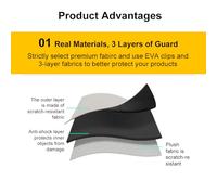 Generic Sac de Rangement Portable à Coque Rigide pour Projecteur, Garantit Une Protection, Pratique pour Le Transport vers des Réunions et des événements, Couleur Grise, Poids 370 G