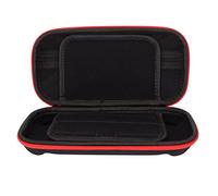 Generic Sac de Rangement pour Console de Jeu, Coque Rigide, Double Fermeture éclair, étui de Transport Portable de Protection pour, Anti-poussière (Fermeture éclair rouge régulière)