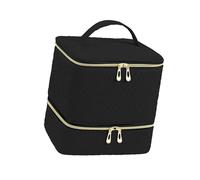 Generic Sac de rangement pour vernis à ongles pouvant contenir 30 bouteilles et lampe à ongles portable pour vernis à ongles, Noir