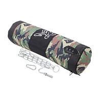 Generic Sac de Sable de Boxe Professionnel 80 Cm, Sac de Boxe Suspendu avec Cuir PU épais et Chaîne en Acier Inoxydable pour Salle de Sport, MMA, Fitness à Domicile (Modèle Creux Vert 100cm)
