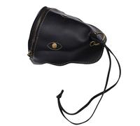 Generic Sac de Taille Classique en Cuir PU pour Hommes, Ceinture Réglable, adapté aux Sports de Plein Air, au Shopping, Sac de Rangement de Taille Rétro Vintage pour Gentleman Moderne (Black)