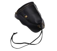 Generic Sac de Taille Vintage en Cuir PU pour Hommes, Pochette de Ceinture de Style Classique pour Les Sports de Plein Air et Les Voyages, Sac de Rangement de Taille Résistant à l'usure pour (Black)