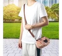 Generic Sac de Transport pour Hamster, Sac de Sortie Portable en Flanelle de café pour Petits Animaux de Compagnie, Respirant et Confortable, 3 Tailles Disponibles (Moyen)