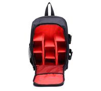 Generic Sac for Dos for Appareil Photo Reflex numérique Professionnel étanche Compatible for Les appareils for Sony Canon Nikon trépied(M-Red Lining)