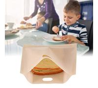 Generic Sac Grille-pain Chauffant Anti-adhésif pour -ondes pour Sandwichs Grillés, Pâtisseries et Plus Encore, Paquet de 4 pour les Enfants et les Collations Après L'école (16 * 18CM)