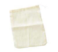 Generic Sachet de thé Taille Réglable Cordon Conception Inodore Jetable Infuseur à thé Tissu Fin Coton pour la Maison (15 * 20 cm)