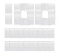 Generic Sachets de thé vides, non tissés avec cordon de serrage pour le thé en vrac, sac de bain de pieds multifonctionnel, sac de décoction de médicaments respirant avec maille fine pour le thé, les