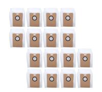 Generic Sacs à Poussière Adaptés pour Aspirateur Robot RV20 Plus, Sacs Durables et Robustes pour Nettoyeur de Maison, 16 Pièces pour Tapo RV30 Plus, Remplacement Toutes les 2-3 Semaines