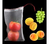 Generic Sacs de Protection des Fruits 50 Pièces, Sacs en à Cordon de Serrage Durables pour la Prévention des Insectes dans Le Jardin, Matériau en Nylon, 25 * 15cm/30 * 20cm (25 * 15 cm)