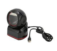 Generic Scanner de Codes-Barres, Décodage Rapide, USB 2D 1D, Détection Omnidirectionnelle, pour Ordinateur, Paiement Mobile, Centre Commercial, Matériau ABS (Black)