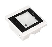 Generic Scanner de Codes-Barres, Lecteur D'identification IC de Bureau Polyvalent, Invite Sonore à Induction Automatique pour Carte de Contrôle D'accès 1D 2D QR (R35C Blanc)