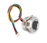 Generic Scanner d'empreintes Digitales, Verrouillage du Câble d'empreintes Digitales R503 Module 'Identification ' Capacitif Circulaire avec Indicateur de l'anneau en 2 Couleurs