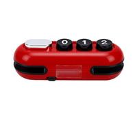 Generic Scelleuse de Sacs Magnétique avec Cutter, Thermoscelleuse Portative Durable pour Sacs de Collation, Utilisation en Cuisine, 1 unité (rouge)