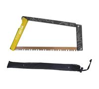 Generic Scie pliante avec sac de rangement multifonction pour le camping en bois (jaune)