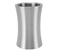 Generic Seau à Vin isolé Seau à Glace élégant en Forme de Taille en Acier Inoxydable pour Pique-niques et Barbecues Acier Inoxydable 304 Léger 12,5 X 19,5 Cm