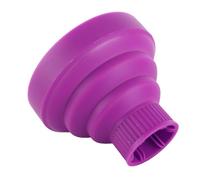 Generic Sèche-cheveux Diffuseur, Couleur Vive Sûre Douce Souple Flexible Pliant en Silicone Diffuseur Portable pour le Salon de Coiffure (PURPLE)