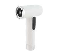 Generic Sèche-cheveux Ionique Négatif Portable, Sèche-cheveux Silencieux à Grande Vitesse pour Cuir Chevelu Sensible, Batterie ABS, 1 X Manuel D'utilisation (WHITE)