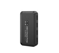 Generic Sélecteur de Commutateur USB 3.0 Quick 2 Ordinateurs Partagent 4 USB pour PC Clavier D'ordinateur Portable Vitesse de Transfert de Données Rapide Connexion Transparente pour Travailler ou