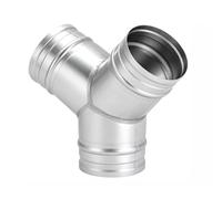 Generic Séparateur de Conduit de 4 Pouces, Connecteur en Forme de Y en Acier galvanisé Efficace pour Ventilateur D'extraction Cuisine Salle de Bains 1 unité