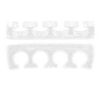 Generic Séparateur Orteil Pédicure en Silicone pour Femmes, 2pcs, Confortable et Souple, pour Nail Art et Usage Personnel à Domicile