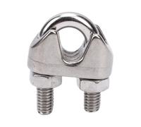 Generic Serre-Câbles M8 en Forme de U, 20 Pièces, en Acier Inoxydable, pour une Installation Facile dans les Garde-corps de Câbles et les Barrières Temporaires