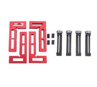 Generic Serre-joints d'angle pour le travail du bois, ensemble de serre-joints à angle droit en alliage d'aluminium avec 4 en forme de G et 2 à angle droit
