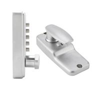 Generic Serrure Codée de sécurité par Mot de Passe, Serrure de Porte à Combinaison de Code à 2-8 Chiffres en Alliage de Zinc Durable pour le Bureau et la Maison, Facile à Installer pour les Portes